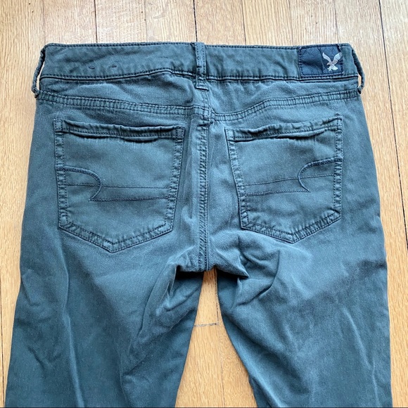 American Eagle Jegging | Olive Green | Size 4 - Picture 3 of 4